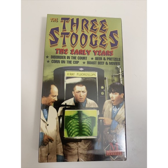The Three Stooges Video Tape - The Early Years Volume 3 (VHS) 1995 NEW - Picture 1 of 2